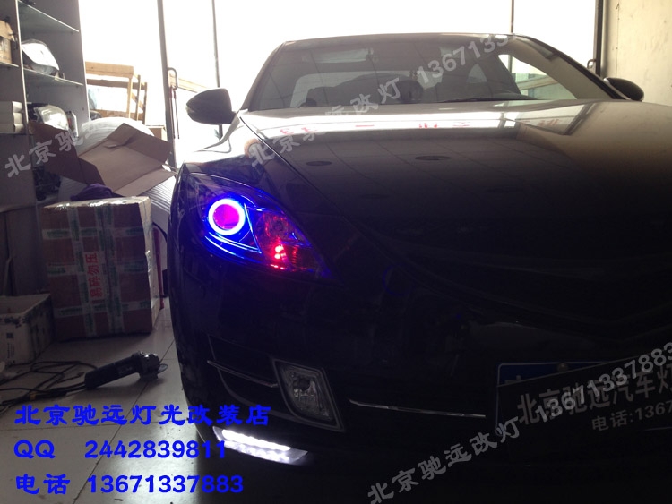 馬自達睿翼改裝車燈 增亮改裝 奧迪Q5小糸透鏡
