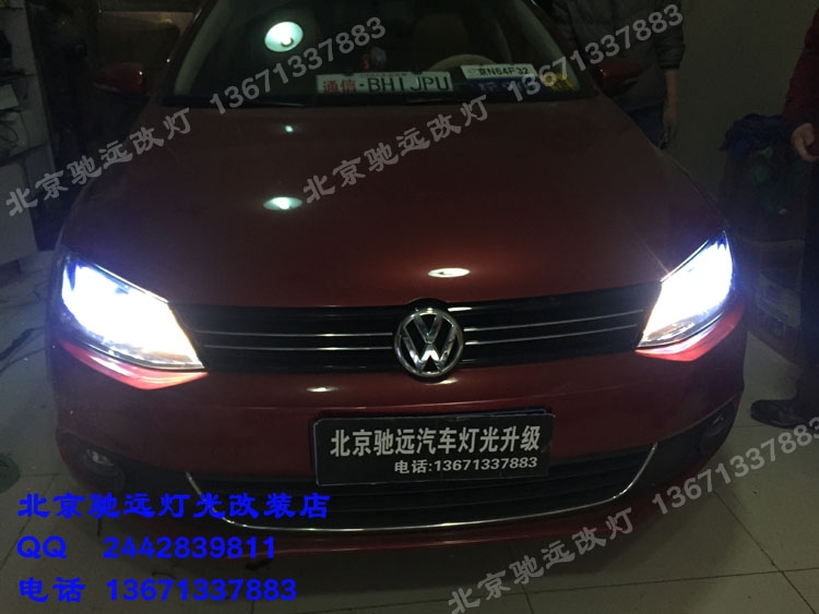 大眾新速騰車燈改裝 德國海拉五代透鏡