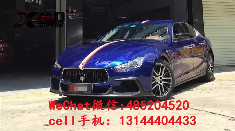 瑪莎Ghibli吉博力改裝ASPEC碳纖包圍前唇后唇尾翼中網(wǎng)