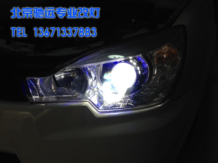 東南菱悅 車燈改裝升級奧迪Q5小糸透鏡