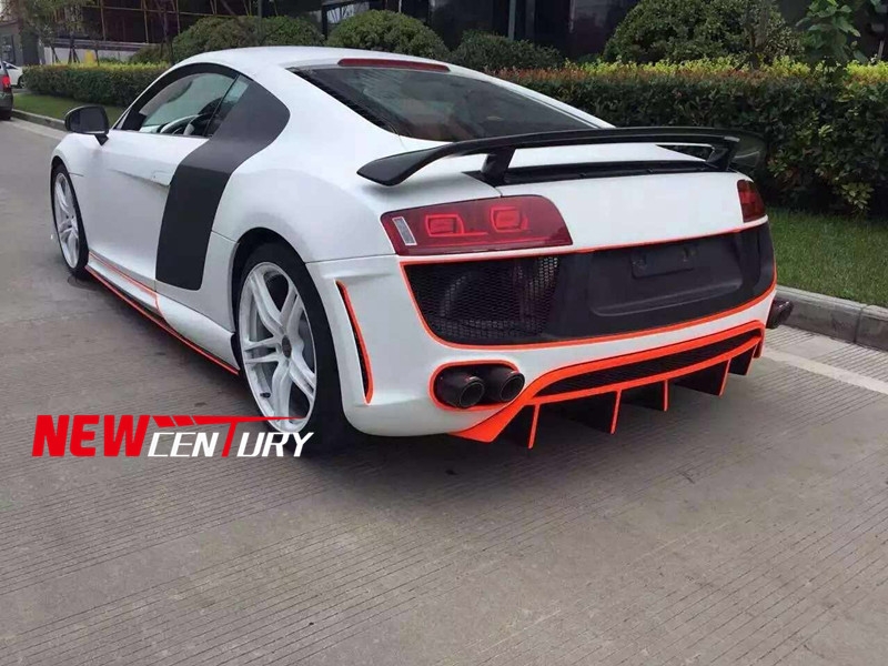 13新款奧迪R8改裝Regula大包圍 V8 V10改裝寬體大包圍套件前杠后杠包圍