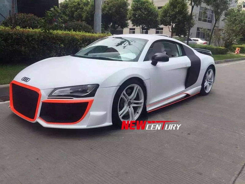 13新款奧迪R8改裝Regula大包圍 V8 V10改裝寬體大包圍套件前杠后杠包圍