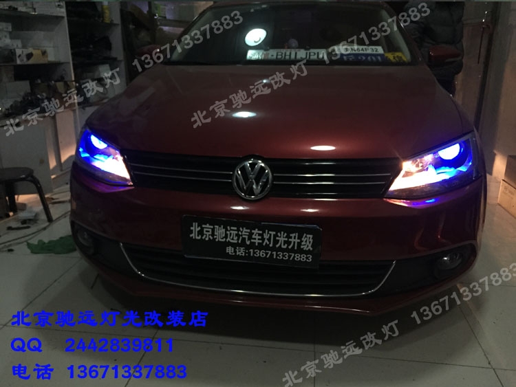 新款速騰 改裝車燈 大燈增亮 海拉五代透鏡