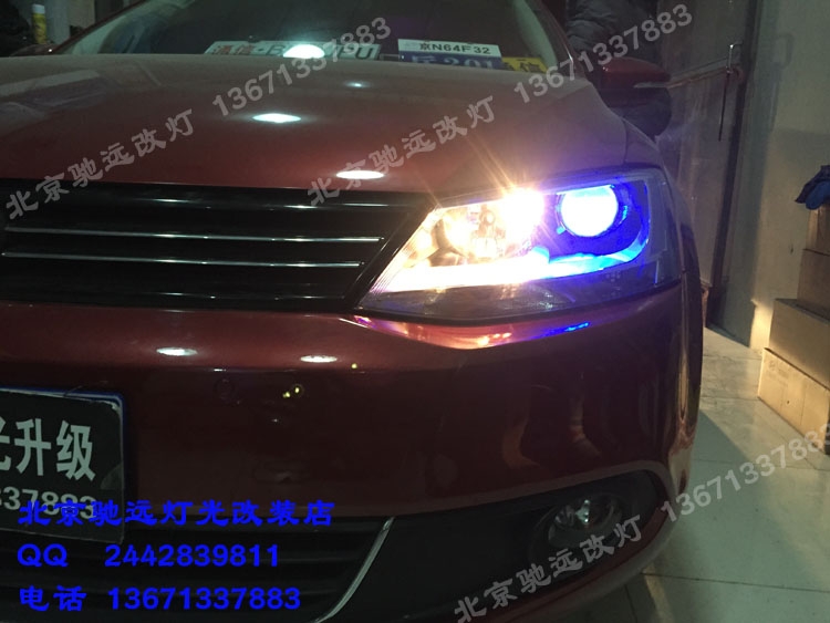 新款速騰 改裝車燈 大燈增亮 海拉五代透鏡