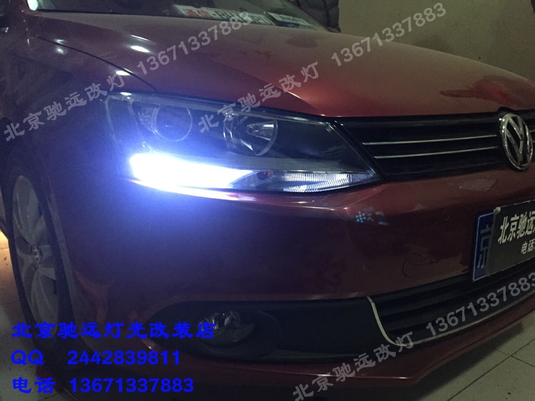 新款速騰 改裝車燈 大燈增亮 海拉五代透鏡