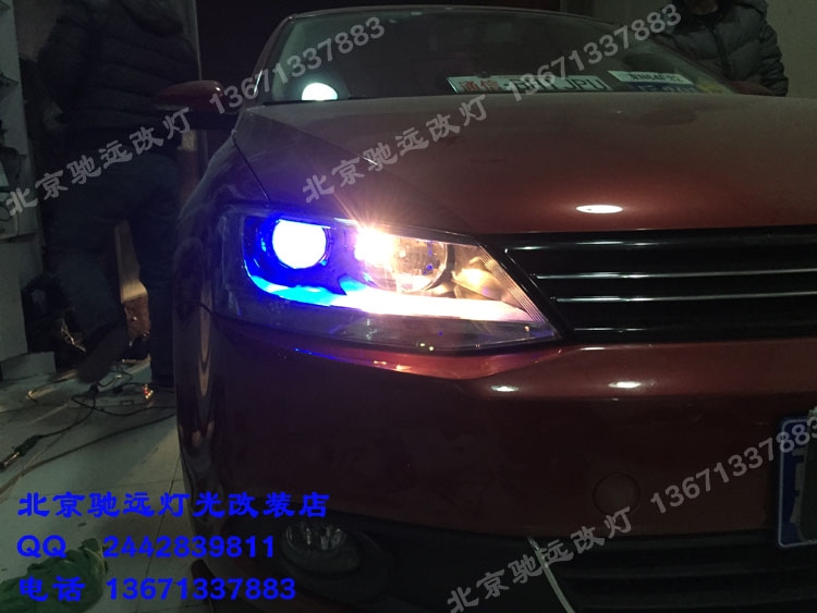 新款速騰 改裝車燈 大燈增亮 海拉五代透鏡