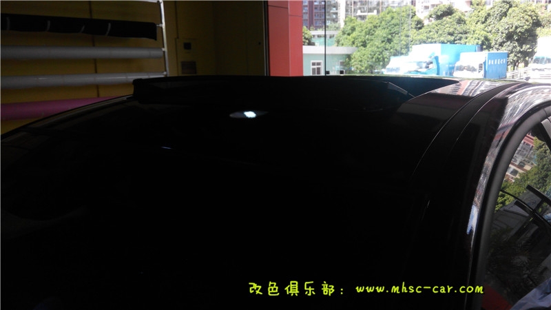雪佛蘭科魯茲貼黑頂 黑色車頂貼膜 亮黑全景天窗貼膜