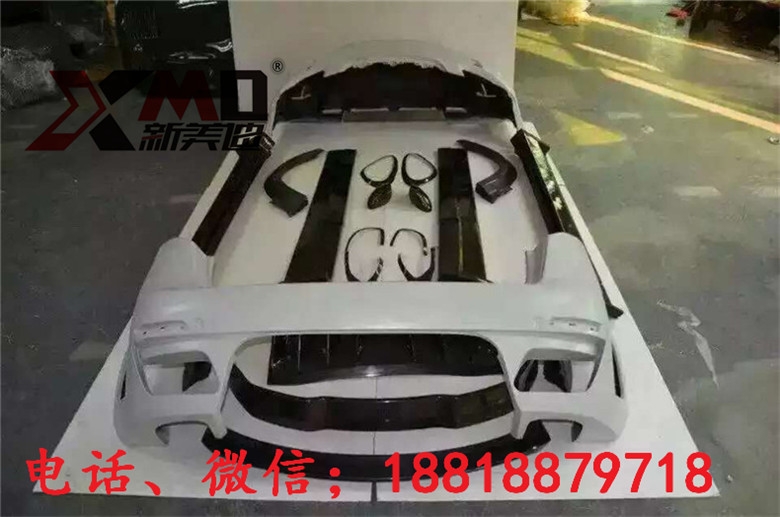 11-14 保時捷卡宴958 改裝MANSORY款大包圍 碳纖維前杠后杠機蓋