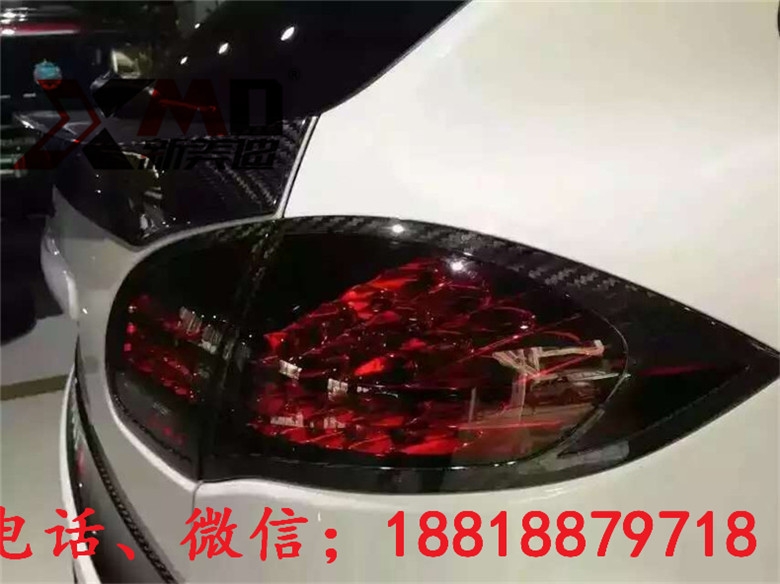 11-14 保時捷卡宴958 改裝MANSORY款大包圍 碳纖維前杠后杠機蓋