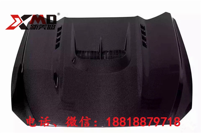 福特野馬Mustang機蓋改裝-RK款碳纖開孔機蓋13-15【廠家直銷】