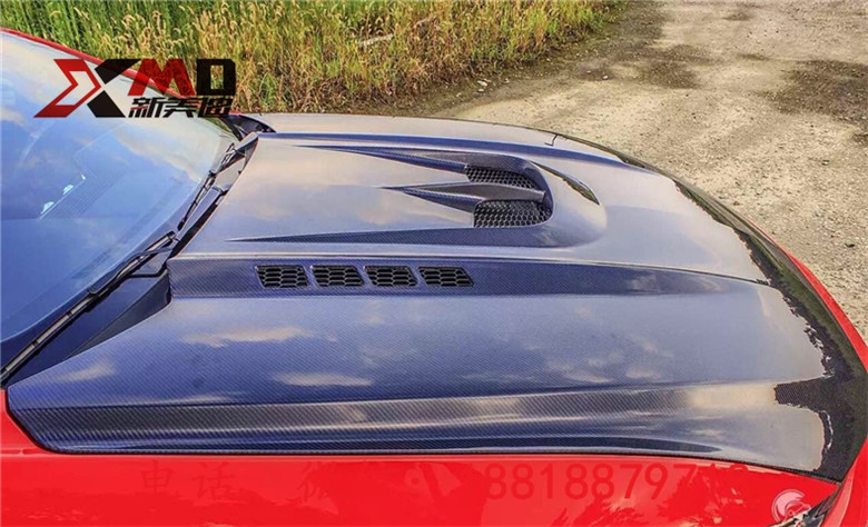 福特野馬Mustang機蓋改裝-RK款碳纖開孔機蓋13-15【廠家直銷】