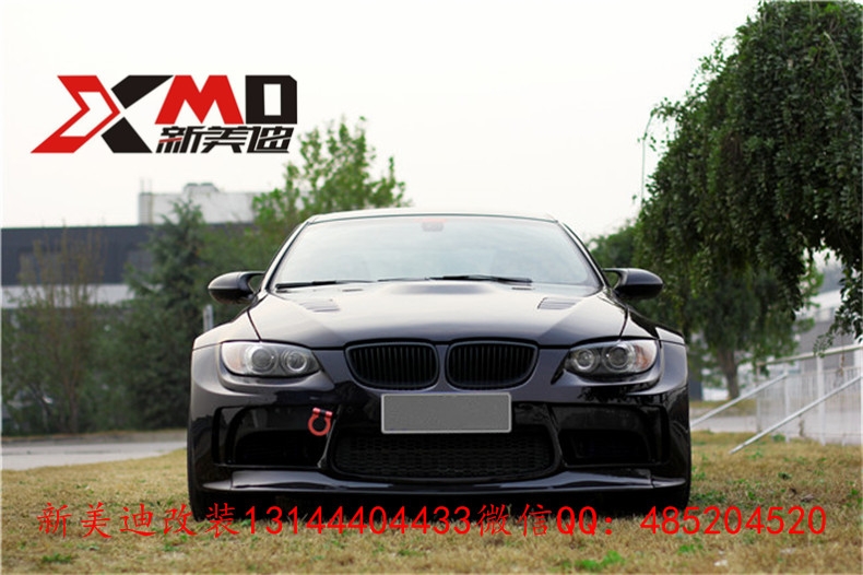 寶馬E92、E93、M3 改裝vorsteiner寬體包圍套件排氣管機蓋