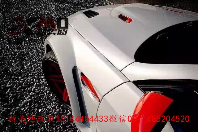 寶馬E92、E93、M3 改裝vorsteiner寬體包圍套件排氣管機蓋