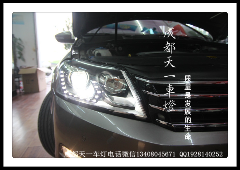 成都邁騰旅行版改燈成都大眾邁騰車燈改裝原廠大燈