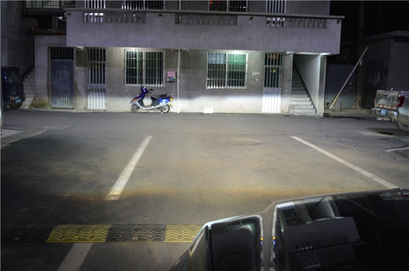 福州汽車改燈 奔馳GLK大燈改裝HID氙氣燈海拉五雙光透鏡 福州榮海汽車照明