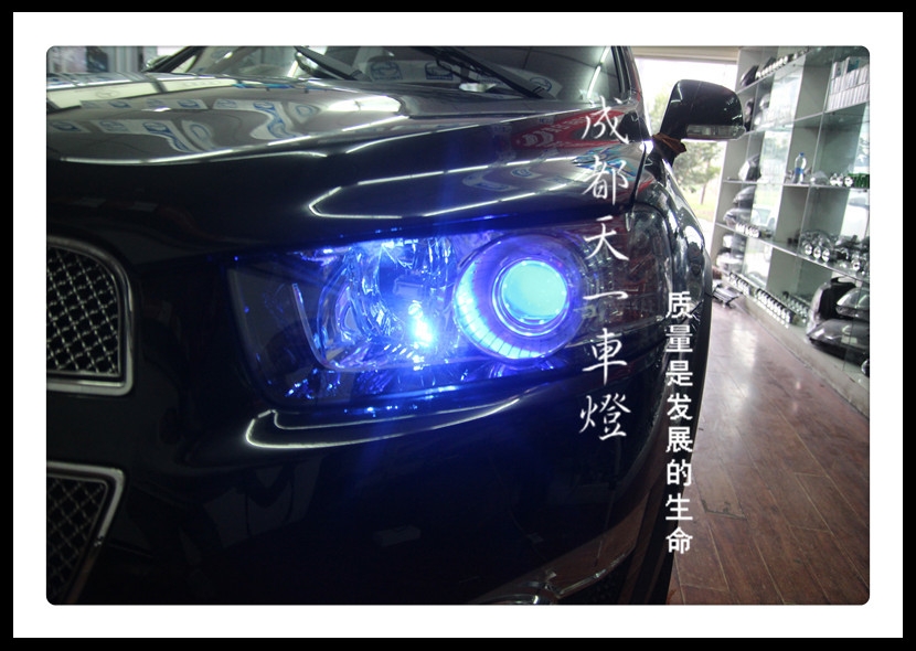 成都雪佛蘭科帕奇改燈|成都科帕奇車燈改裝日行燈雙光透鏡