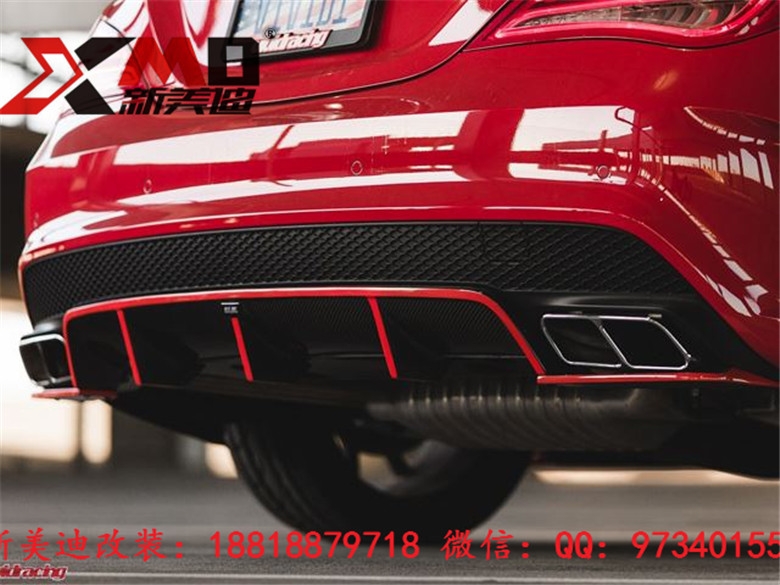BENZ奔驰W117 CLA260 CLA45专用改装REVOzport款碳纤维立式GT尾翼