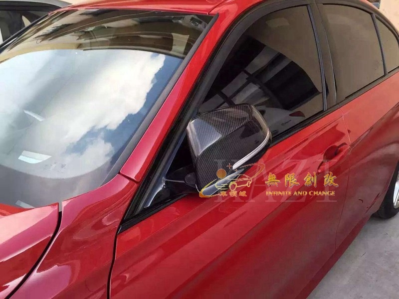 寶馬BMW 3系替換式碳纖維后視鏡殼