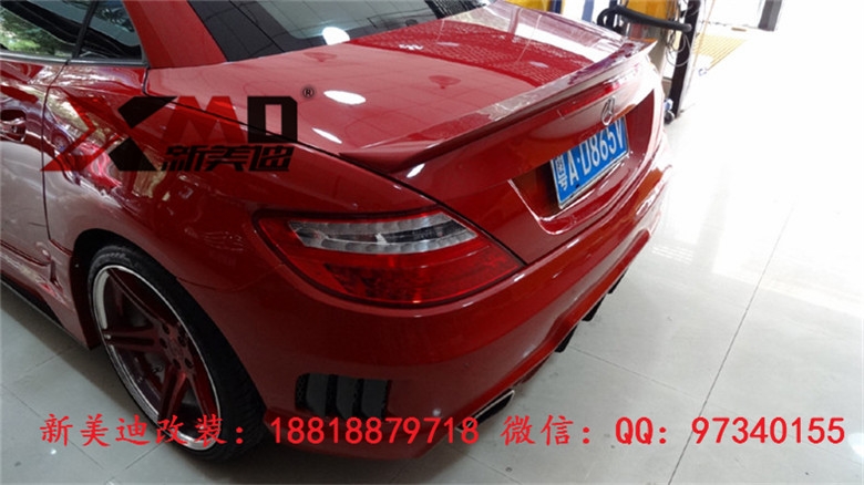 奔馳 Benz R172SLK200300350 WALD大包圍 改裝前杠后杠碳纖維尾翼