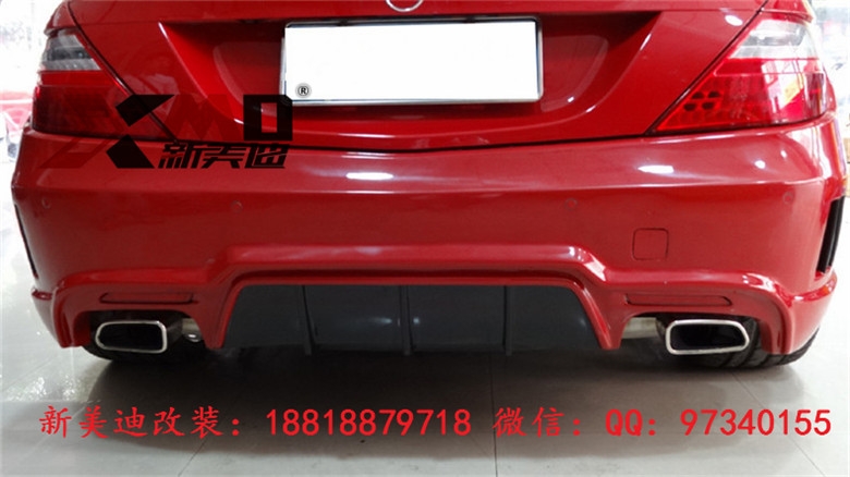 奔馳 Benz R172SLK200300350 WALD大包圍 改裝前杠后杠碳纖維尾翼