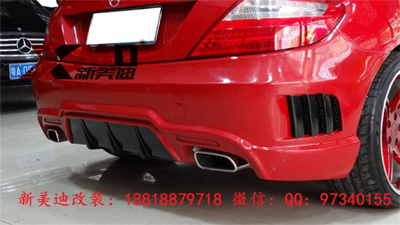 奔馳 Benz R172SLK200300350 WALD大包圍 改裝前杠后杠碳纖維尾翼
