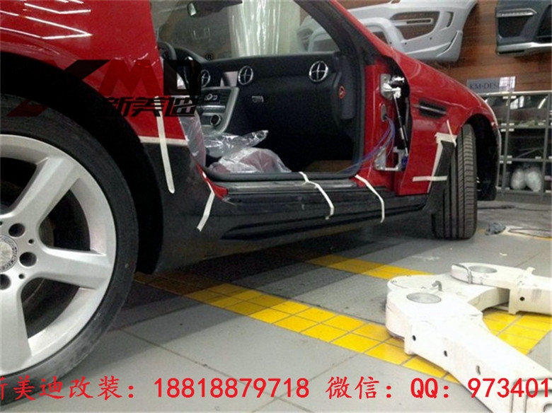 奔馳 Benz R172SLK200300350 WALD大包圍 改裝前杠后杠碳纖維尾翼