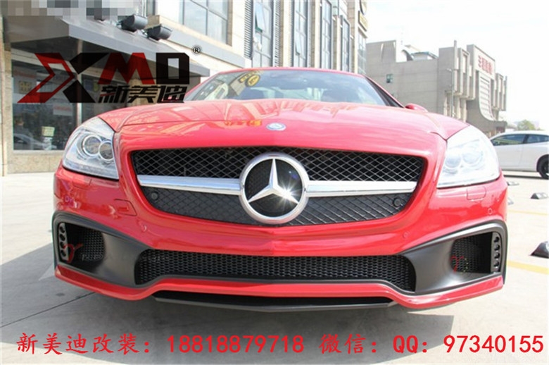 奔馳 Benz R172SLK200300350 WALD大包圍 改裝前杠后杠碳纖維尾翼