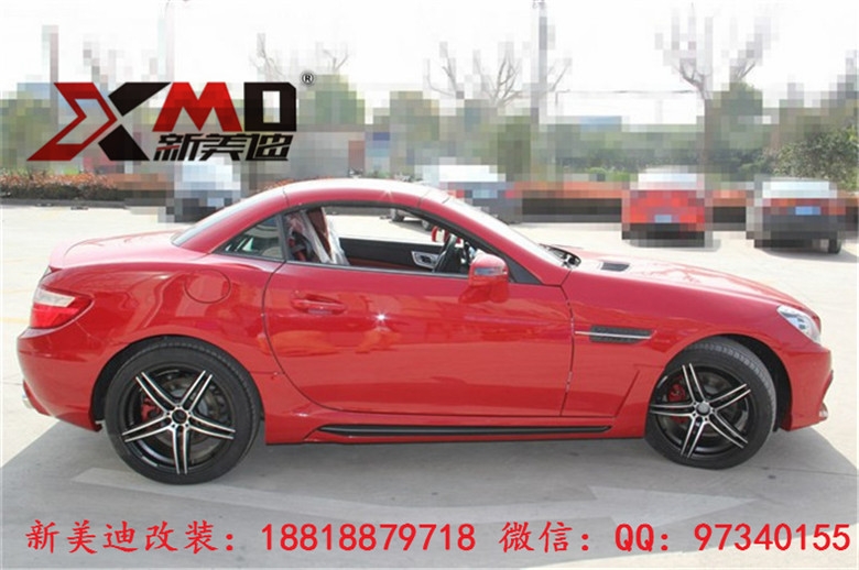 奔馳 Benz R172SLK200300350 WALD大包圍 改裝前杠后杠碳纖維尾翼