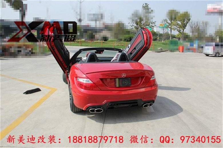 奔馳 Benz R172SLK200300350 WALD大包圍 改裝前杠后杠碳纖維尾翼