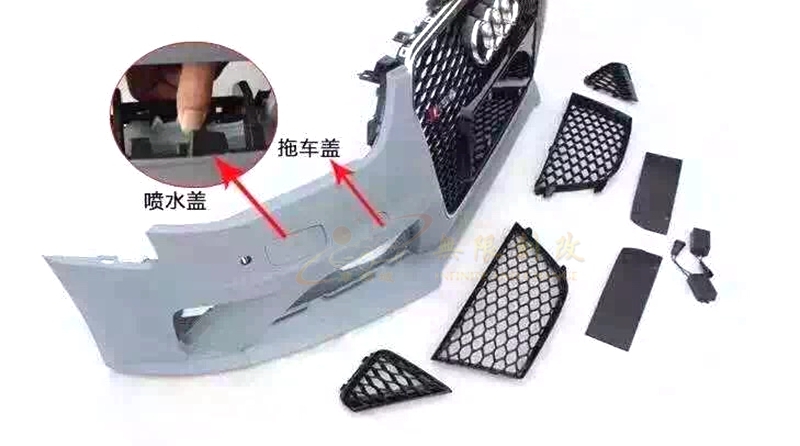 奧迪A4新老款改RS4包圍 排氣 高逼格