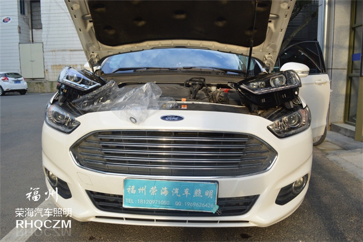 福州車燈升級(jí) 新蒙迪歐車燈低配升級(jí)高配大燈總成 福州榮海照明