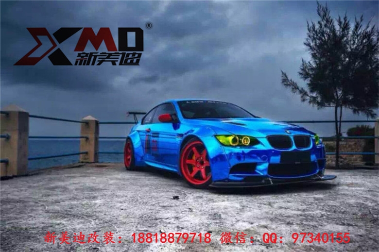 寶馬E92 M3 改裝LB Performance款大包圍前唇 葉子板 后包角 尾翼
