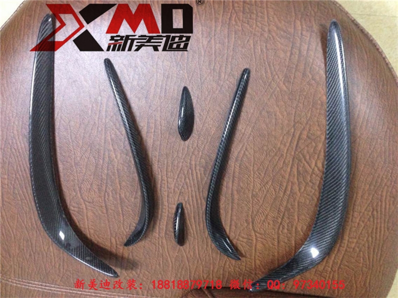 14-15奔馳W117 CLA碳纖風(fēng)刀 cla260 CLA250 CLA45 碳纖維風(fēng)刀前唇