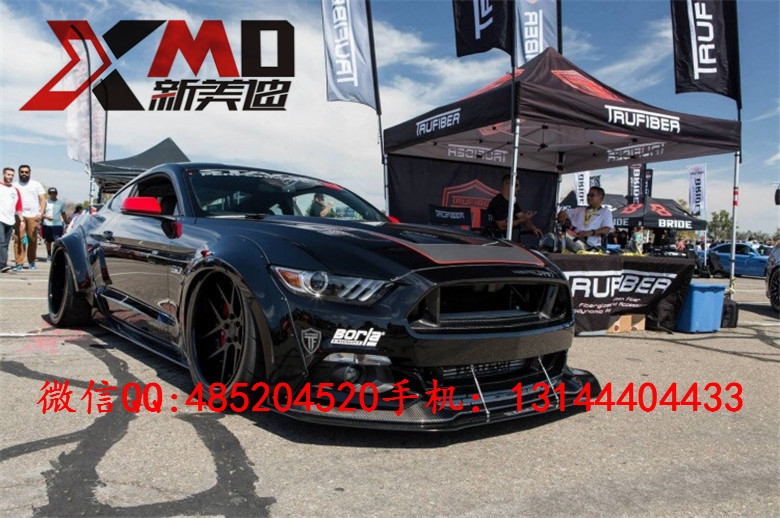 15款 新款 福特野馬Mustang 碳纖維中網(wǎng) 改裝無標中網(wǎng) 包圍 機蓋