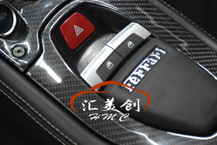 法拉利458全車內(nèi)飾改裝案例,碳纖維加裝