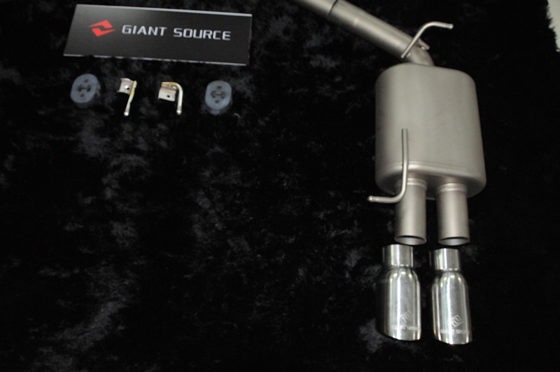 新款奧迪A4L改裝giantsource遙控閥門中尾段