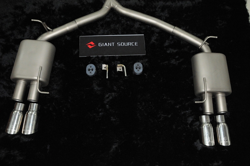 新款奧迪A4L改裝giantsource遙控閥門中尾段