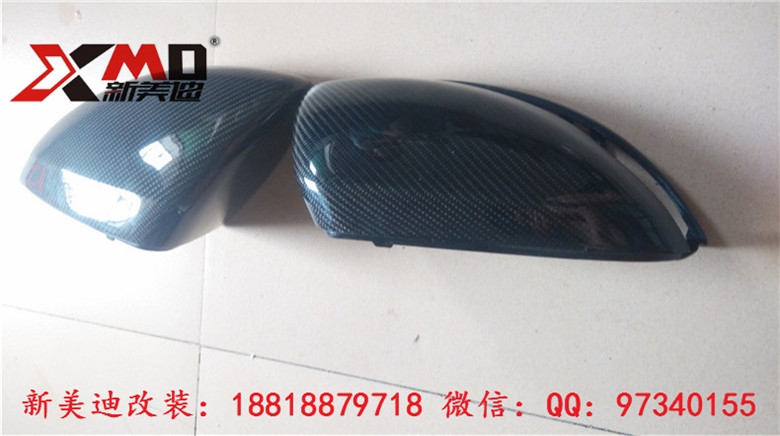 現(xiàn)貨奔馳W205 15款C級(jí)C180 C200 C260 C63碳纖維后視鏡殼倒車鏡罩
