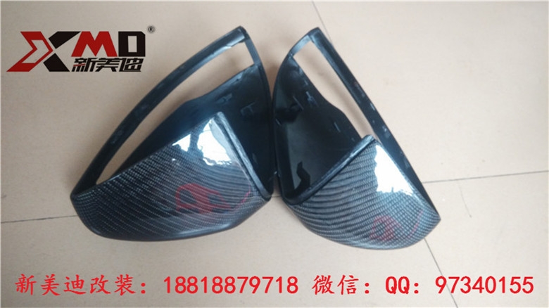 現(xiàn)貨奔馳W205 15款C級(jí)C180 C200 C260 C63碳纖維后視鏡殼倒車鏡罩