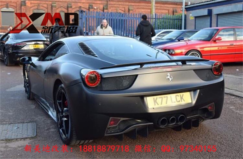 Ferrari 法拉利458改裝 Novitec Rosso款 碳纖維尾翼改裝 碳纖定風(fēng)翼