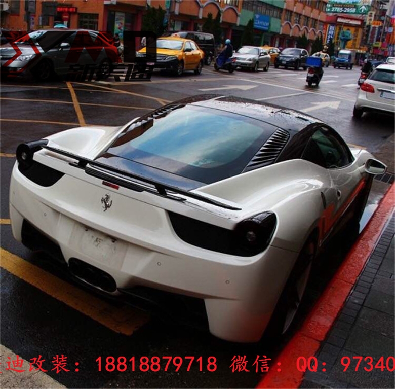 Ferrari 法拉利458改裝 Novitec Rosso款 碳纖維尾翼改裝 碳纖定風(fēng)翼
