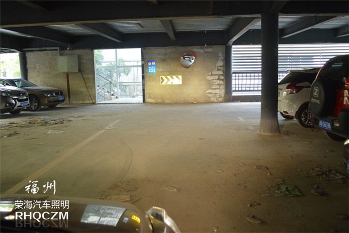 福州汽車改天使眼 日產(chǎn)騏達(dá)大燈升級氙氣燈海拉三雙光透鏡 福州榮海照明