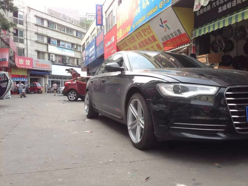 奧迪A6 改裝 19寸臺灣IFG 前后配 后輪內(nèi)凹