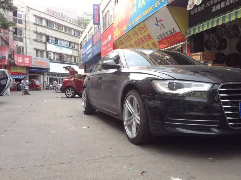 奧迪A6 改裝 19寸臺灣IFG 前后配 后輪內(nèi)凹