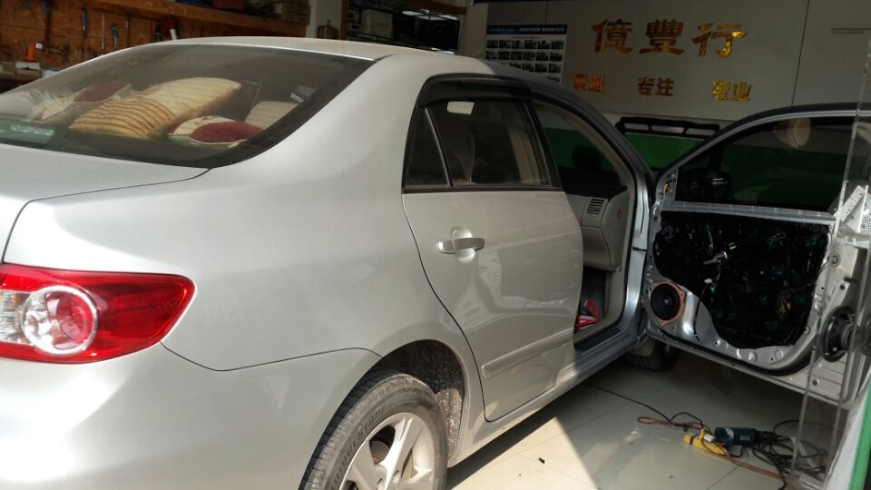 簡單而安全——豐田卡羅拉汽車音響改裝