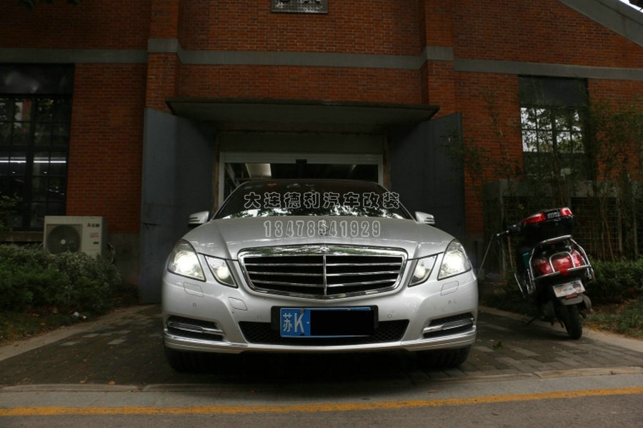 大連汽車改裝奔馳E260改E63AMG排氣套件