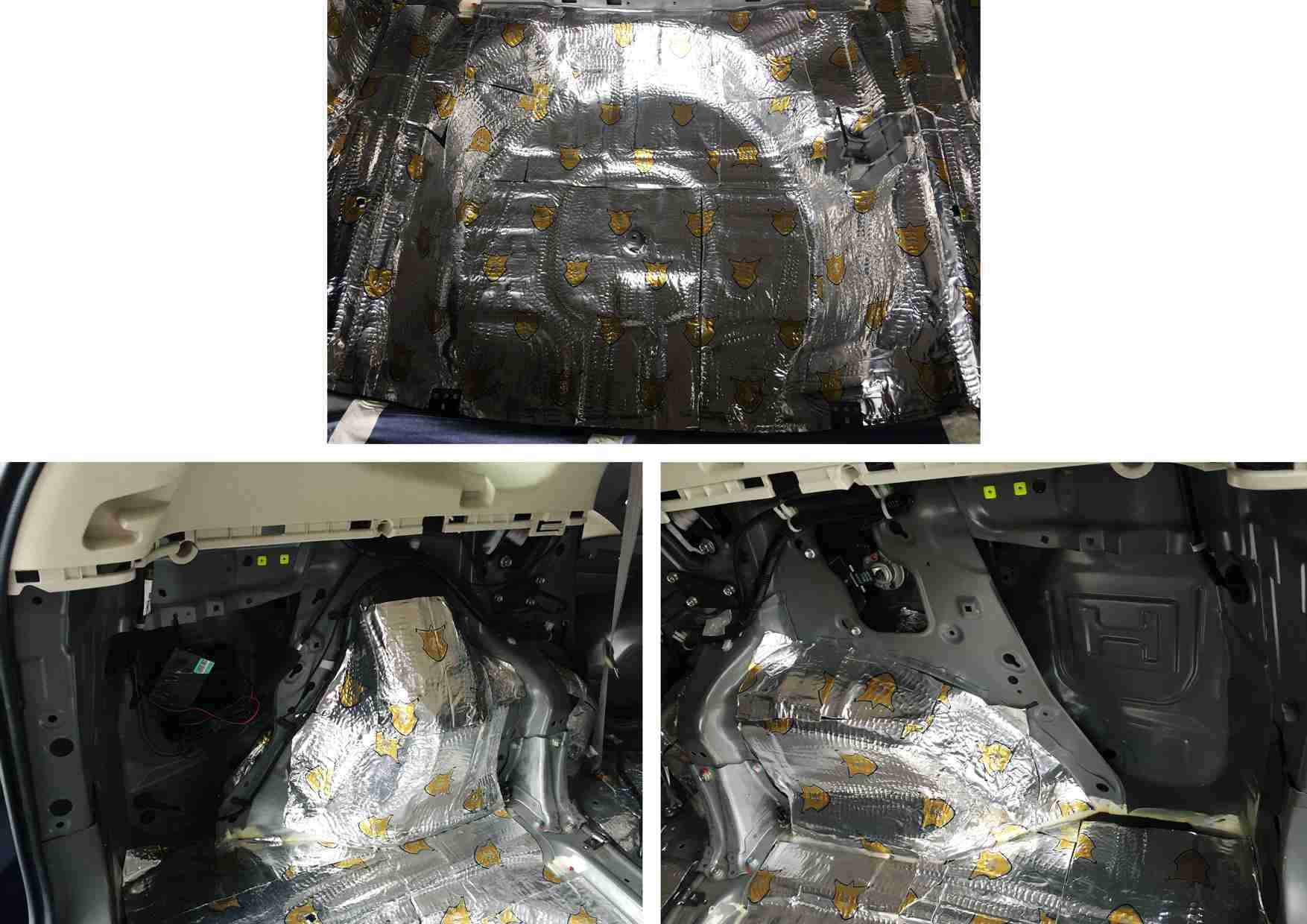 佛山途歌汽車影音：本田CRV全車LK金衛(wèi)士隔音+3M材料吸音棉
