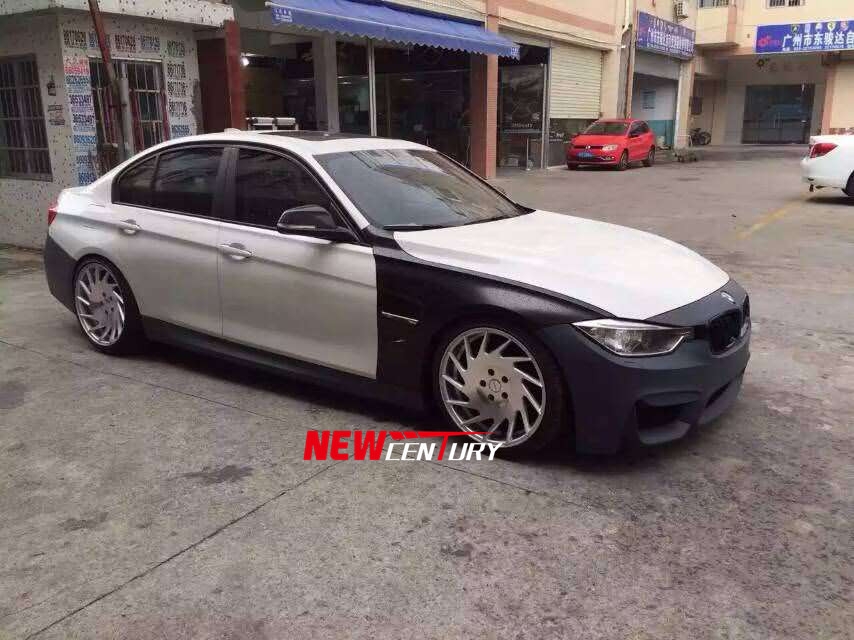 寶馬新款3系改裝M3大包圍套件 F30f35改裝M4大包圍前杠后杠包圍