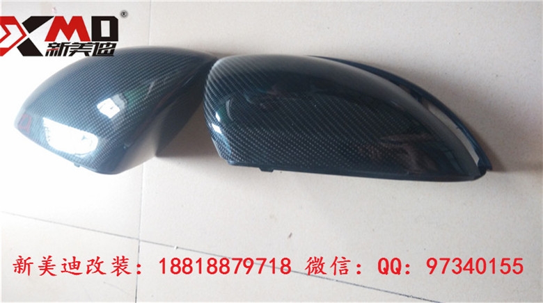 奔馳新C級(jí)W205改裝C180LC200L鏡蓋C260L碳纖維后視鏡罩