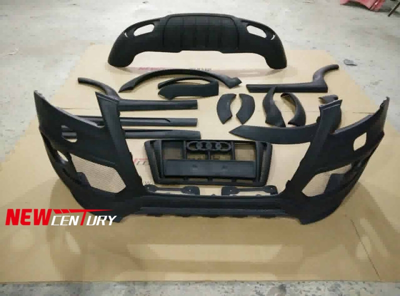 奧迪Q5改裝ABT大包圍套件新款Q5改裝升級套件包圍前杠中網后唇排氣